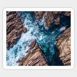 Rocky beaches Sticker